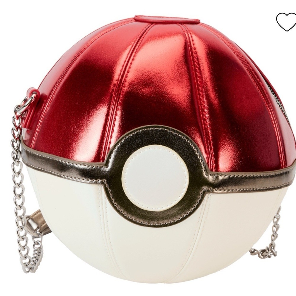 NWT Loungefly Pokémon Poke ball Crossbody Bag Purse Backpack Poke ball - Picture 2 of 6